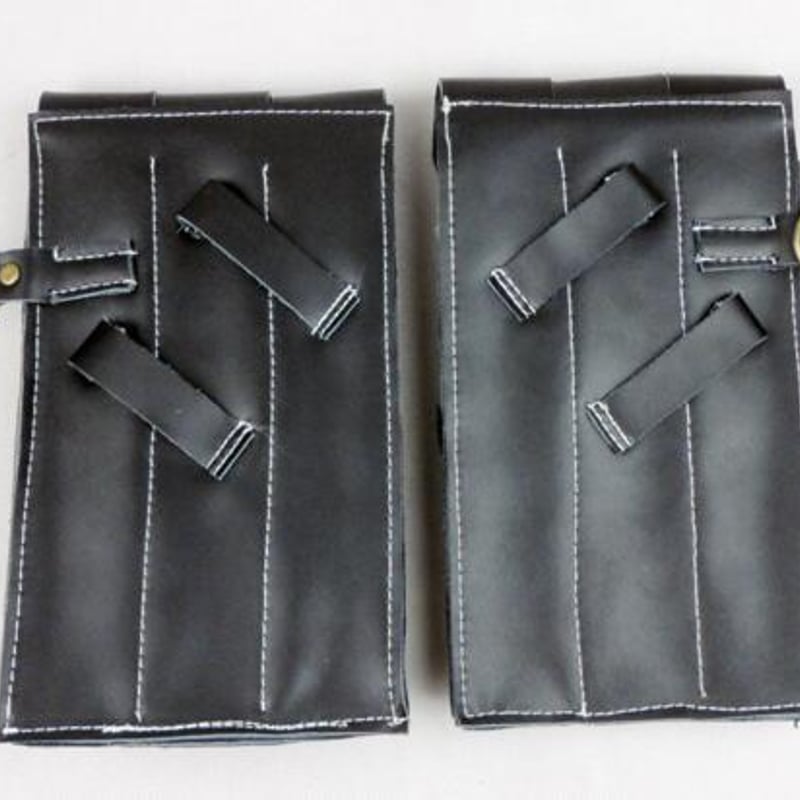 WW2 ナチスドイツ軍 MP40 レザーポーチ 左右ペアセット | MilitaryX's S