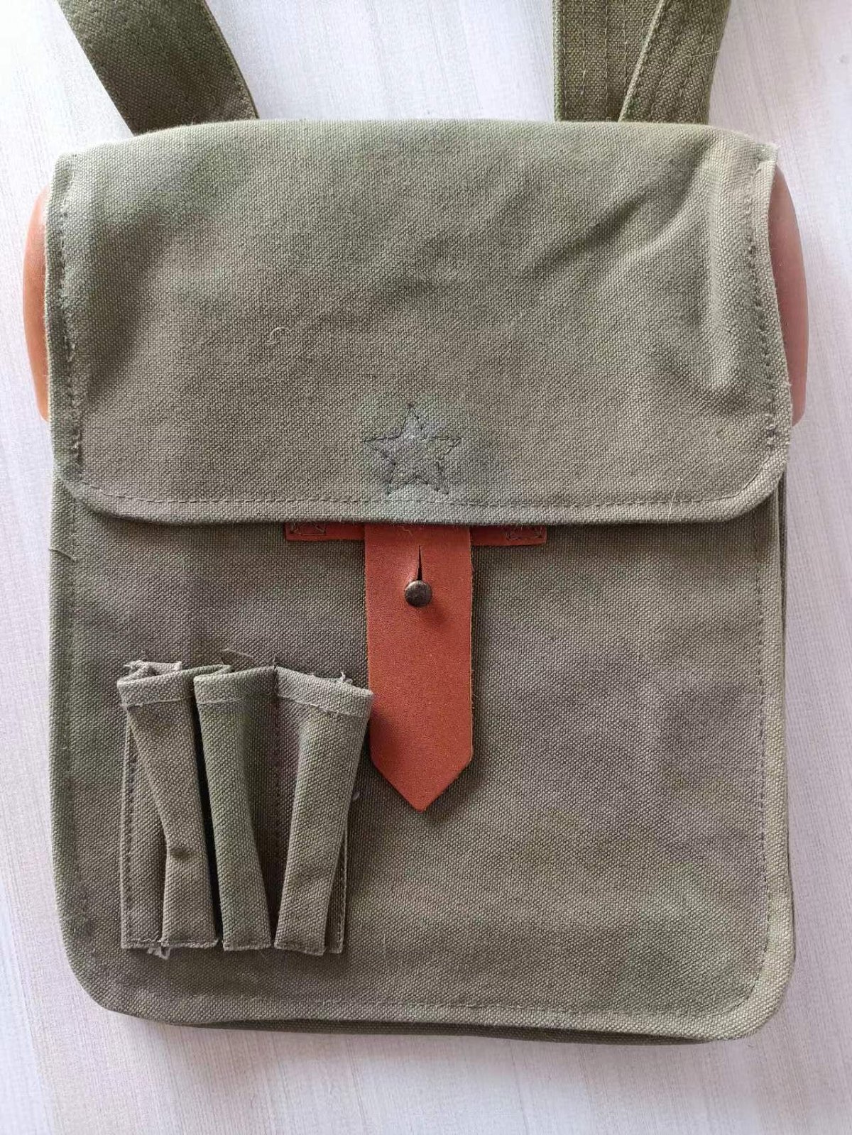 WW2 日本陸軍図嚢 マップケース キャンバス製 帆布 レプリカ