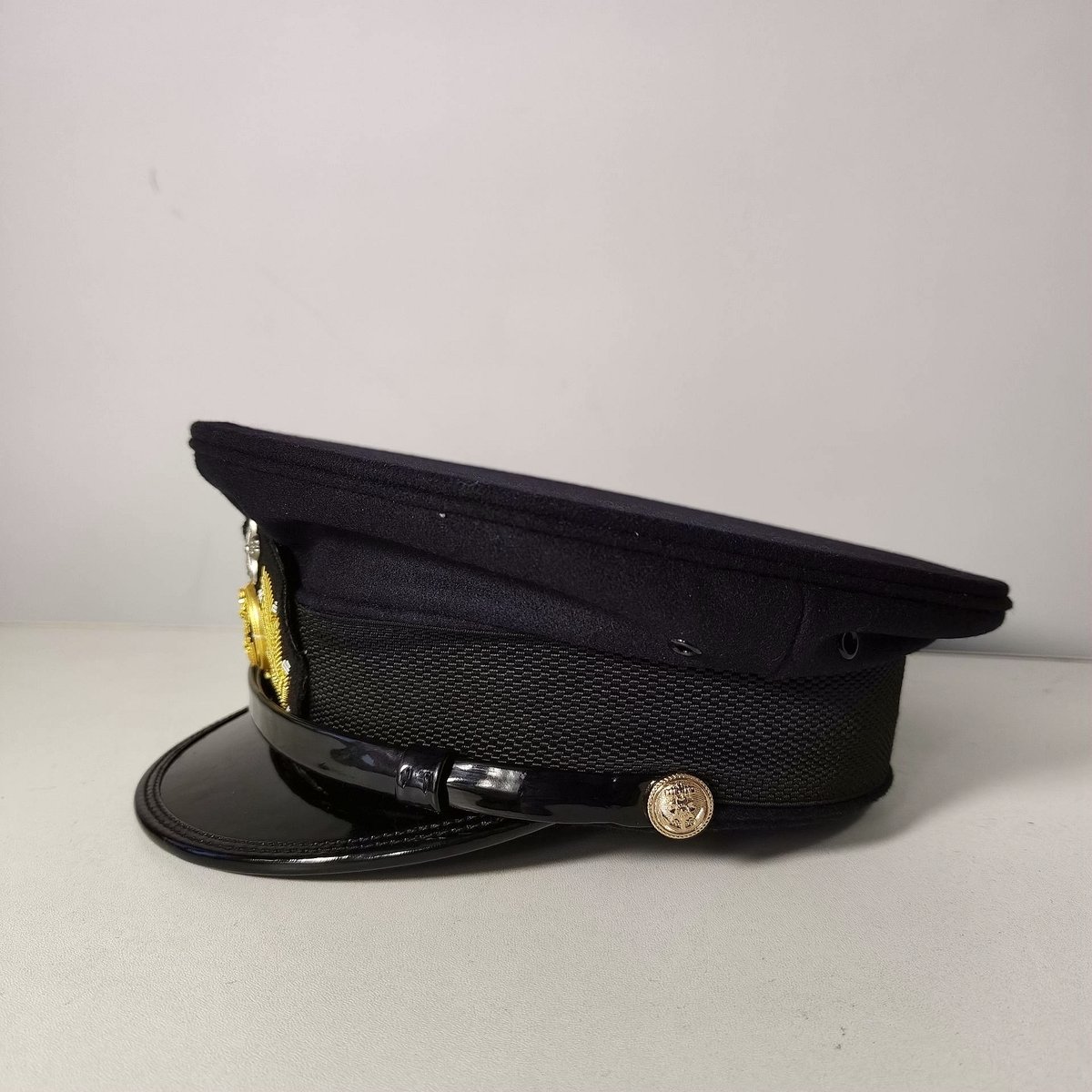 大日本帝国海軍　士官軍帽　制帽　56cm 複製品 Amazon.co.jp: WW2 大日本帝国海軍 士官軍帽 前章付 日覆付 精密