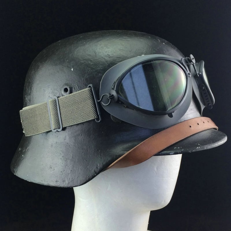 WW2 ナチスドイツ軍 オートバイ兵用ゴーグル 精密複製