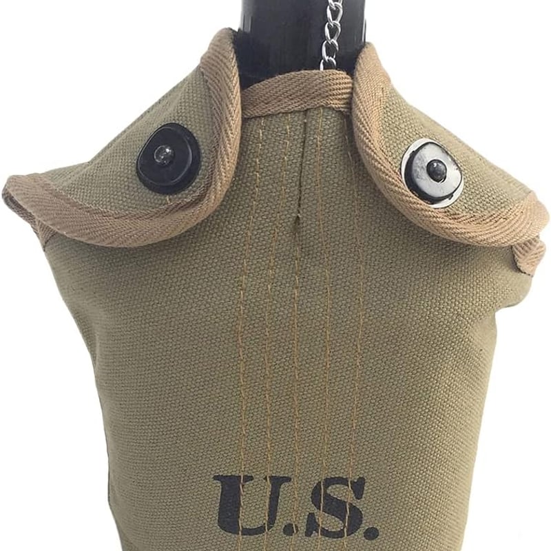 WW2 米軍 陸軍 水筒 1リットル ステンレス製 アメリカ軍 レプリカ