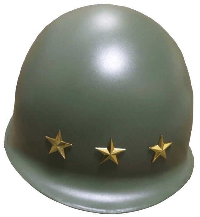 WW2 米軍 M1 ヘルメット 中将 星三つ アメリカ軍 複製 | MilitaryX's S