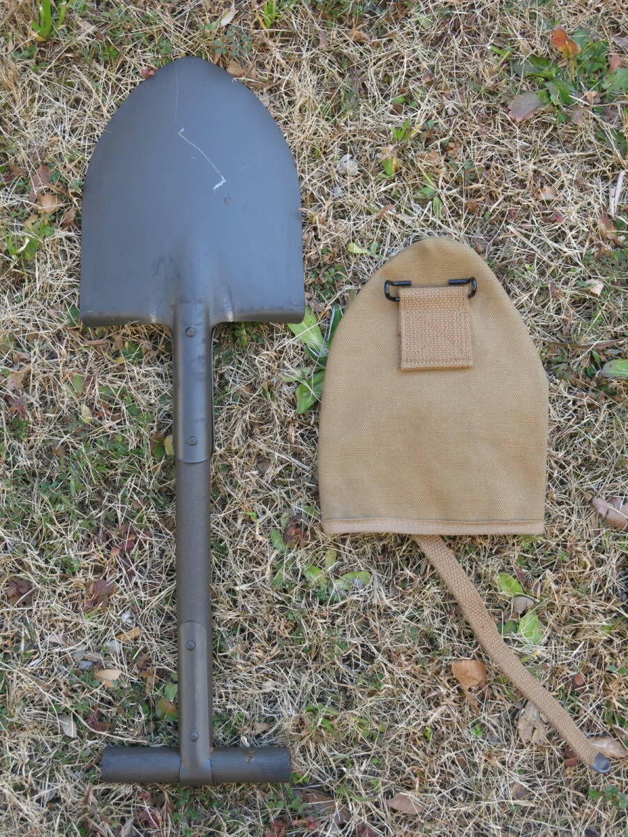 【18％OFF】 WW2 米軍M1910スコップ ショベル＆カバー(カーキ色）セット 陸軍 個人装備
