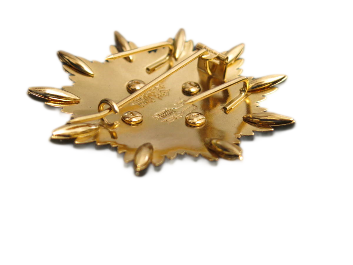 大勲位蘭花大綬章 副章 満州国 日本勲章 精密複製 | MilitaryX's STORE