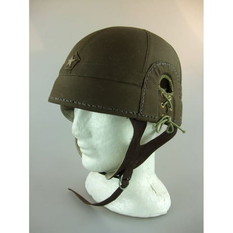 日本陸軍戦車帽（実物) 日本陸軍戦車帽～修復依頼その十七～ | 軍装 製作 赤とんぼの