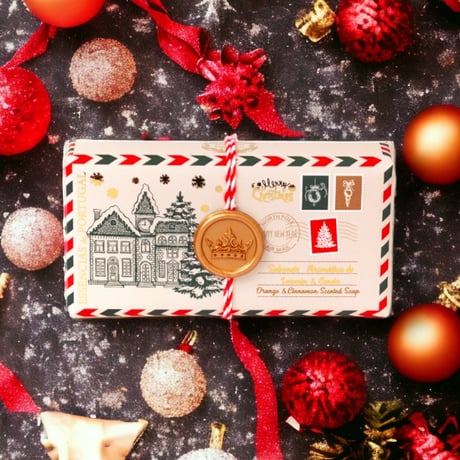 クリスマス ポストカードソープ | 石鹸 | 限定 | 200g 《 エスポル 》