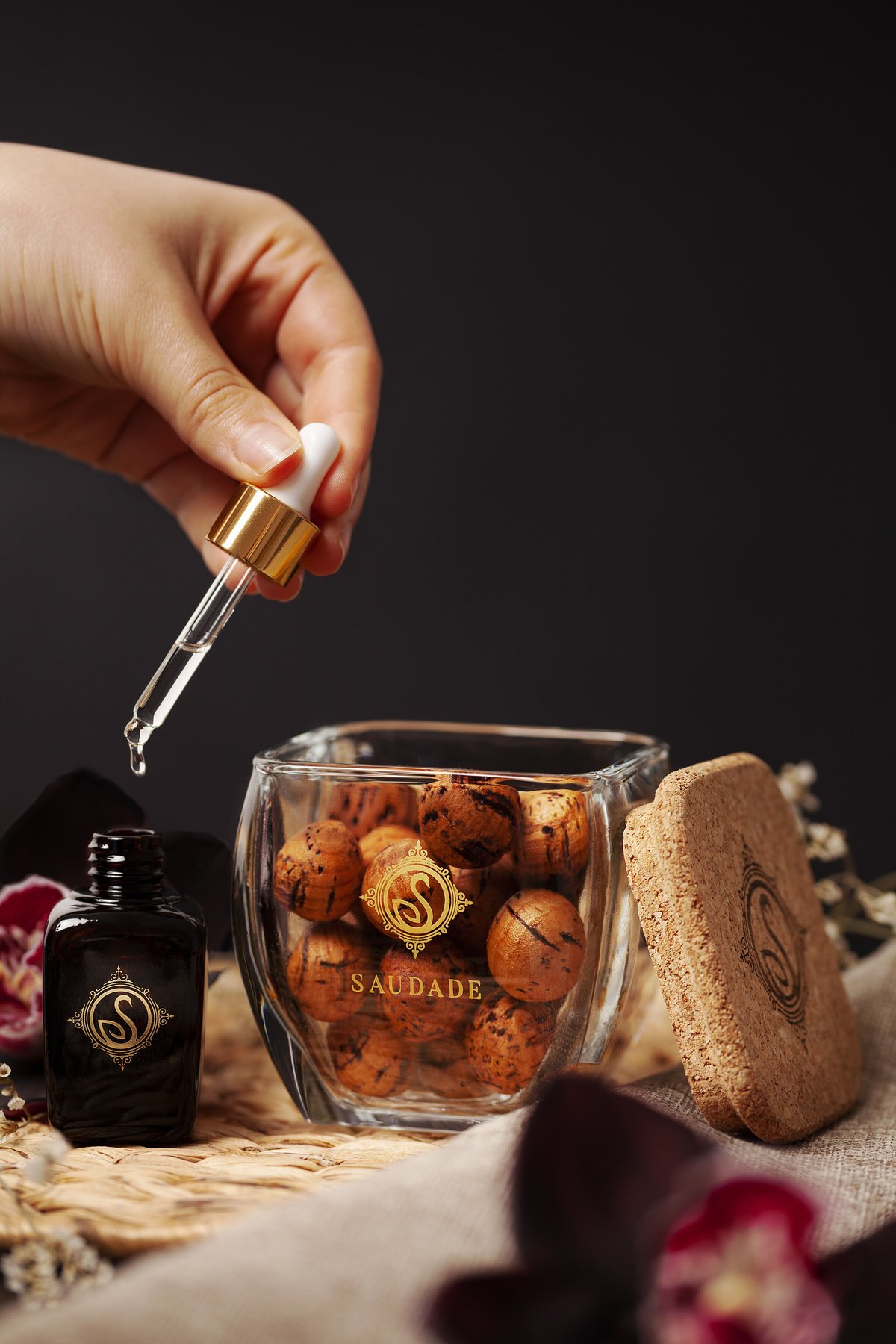コルクディフューザー リフィル 30ml / アロマ SAUDADE【 Essencias d