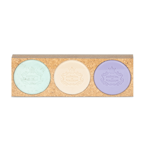 コルクパック LA+RE+VI | 石鹸 | ギフトセット | 50g×3個 《 エスポル 》