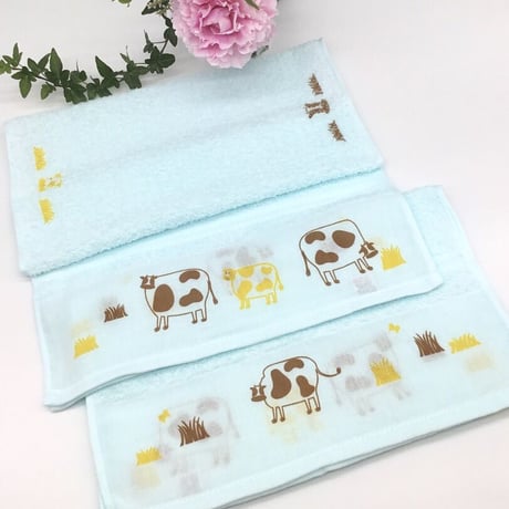 📦6枚以上まとめ買い 温泉プリントタオル｜日本製・泉州タオル｜くまさんのタオル