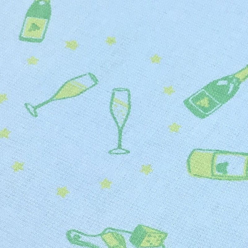 くまさんの大人可愛い❣️片面パイル・プリントバスタオル | 泉州