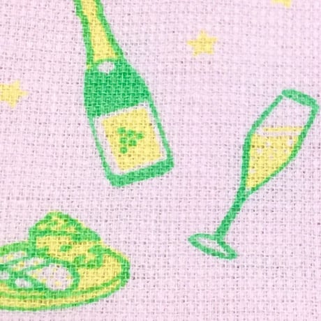 3枚以上お買い上げがお得！(¥366/1枚)　くまさんの大人可愛い❣️片面パイル・プリントフェイスタオル
