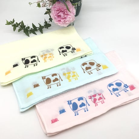 📦6枚以上まとめ買い 温泉プリントタオル｜日本製・泉州タオル｜くまさんのタオル