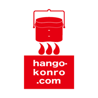 ★公式ストア限定★灼熱の赤『切り文字ステッカーhango-konro.com(赤)』