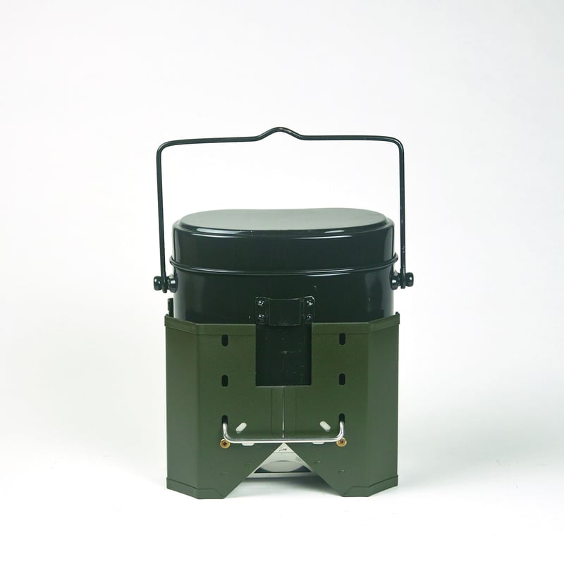 300度耐熱固形燃料専用仕様＞『ハンゴーコンロ・回天(OD)壱形』(兵式