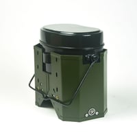 ＜300度耐熱固形燃料専用仕様＞『ハンゴーコンロ・回天(OD)壱形』(兵式飯盒用)