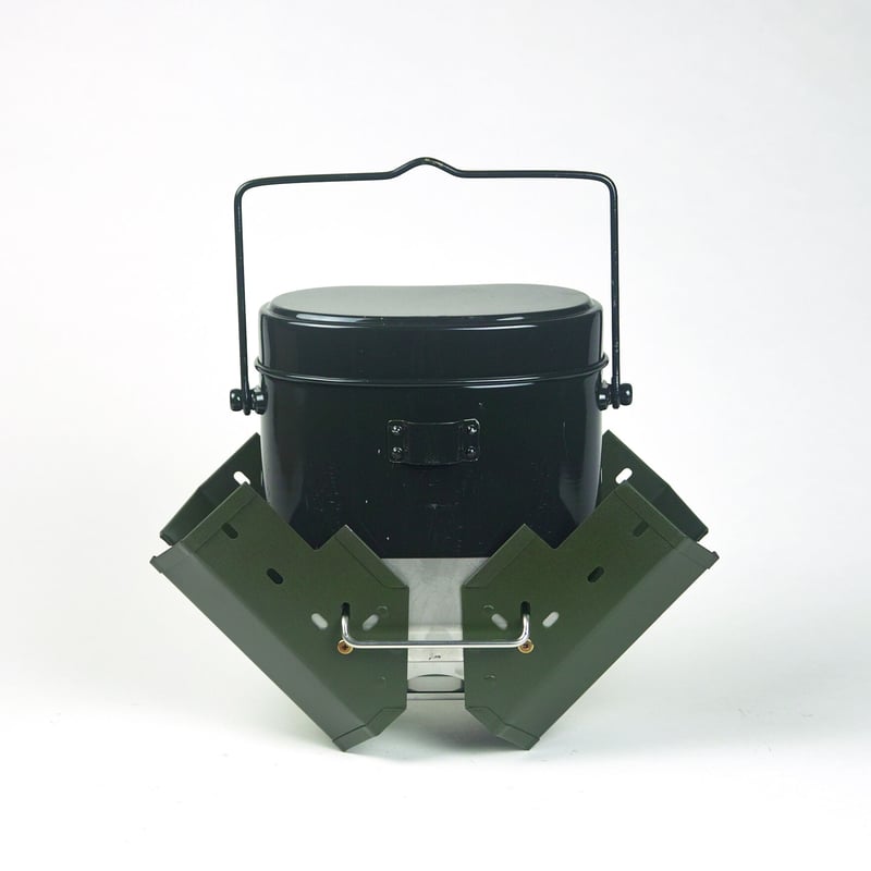 300度耐熱固形燃料専用仕様＞『ハンゴーコンロ・回天(OD)壱形』(兵式