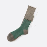 サリゲナク｜靴下 Too Medical ( washable wool ) - 07. モミノキ Fir tree 22-25cm ( merange Tone Base )