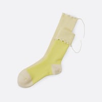 サリゲナク｜靴下 Too Medical ( washable wool ) - 01. スイセン Daffodil 22-25cm( pastel Tone Base )