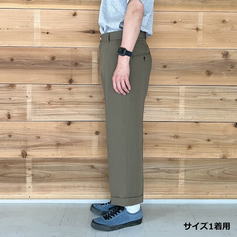 Willow Pants*P-009 Wool Polyester*Olive | WE