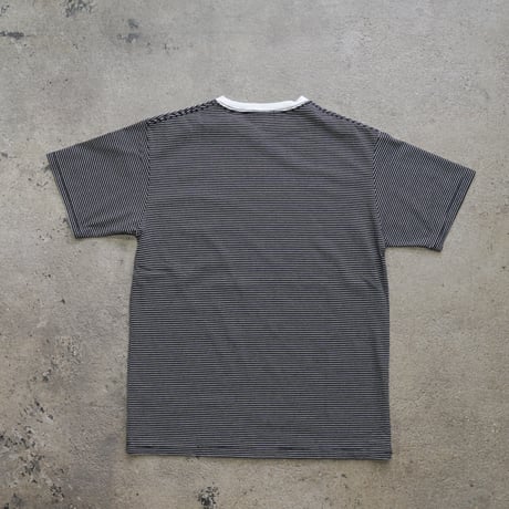 STUDIO WEAREALLANIMALS*Oval Logo STRIPE T-SHIRT