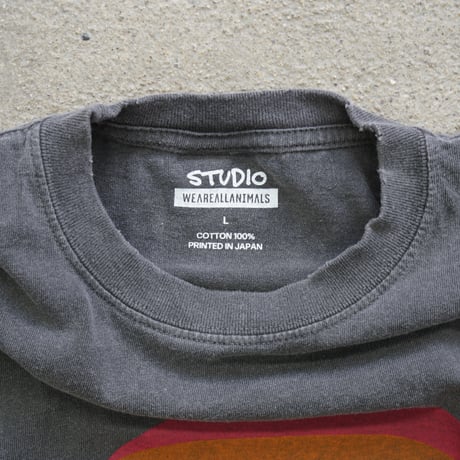 STUDIO WEAREALLANIMALS*A S/S T-SHIRT BLACK