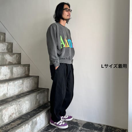 STUDIO WEAREALLANIMALS*Animals Letter SWEATSHIRT*BLACK