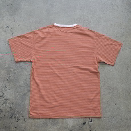 STUDIO WEAREALLANIMALS*Oval Logo STRIPE T-SHIRT