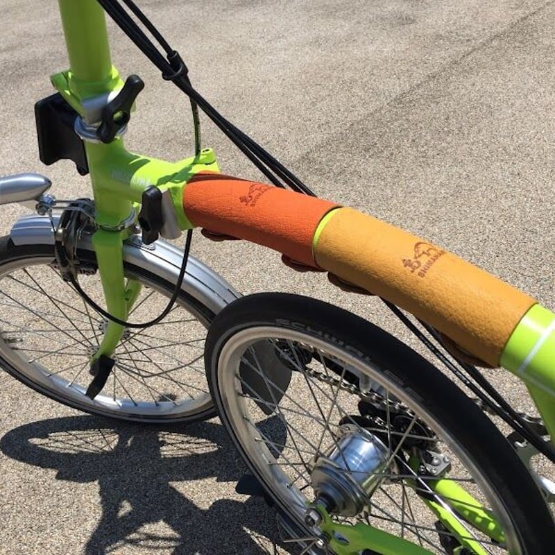 Off yer bike Brompton ブロンプトン フレームカバー Off yer bike [On yer shoulder Leather] shoulder strap set