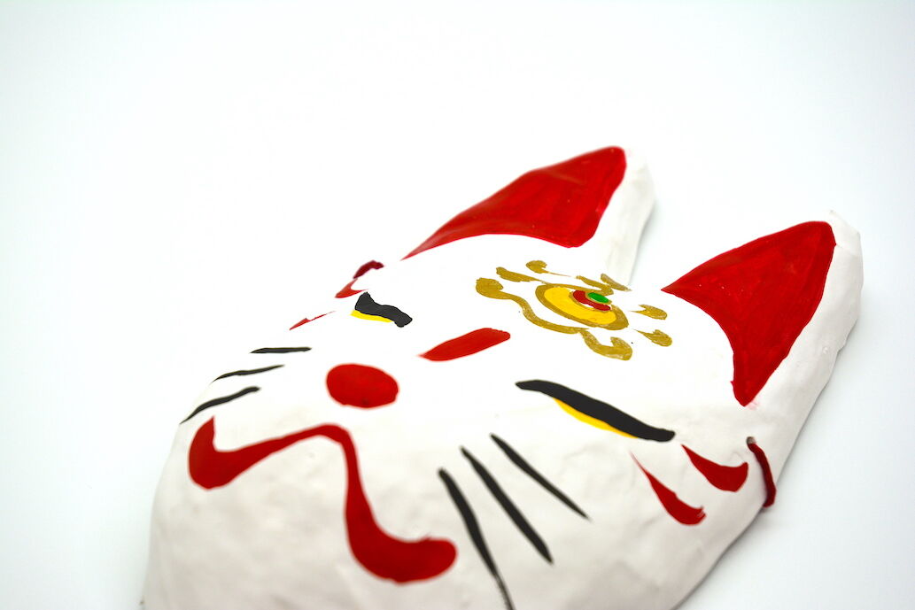 狐のお面（張り子） | 眼鏡とクラフト at RUTTEN_