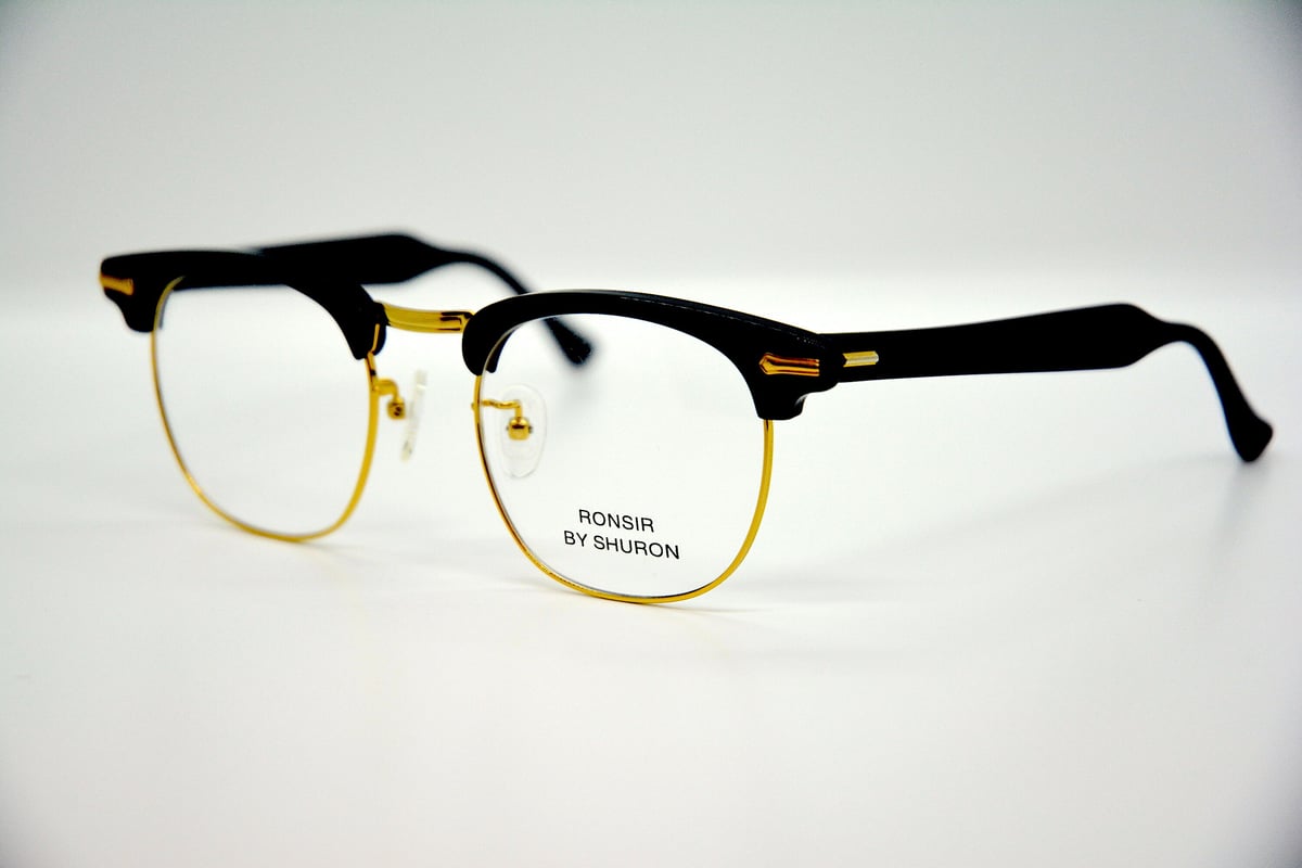 SHURON RONSIR ZYL (Ebony / Gold Taper Temple)