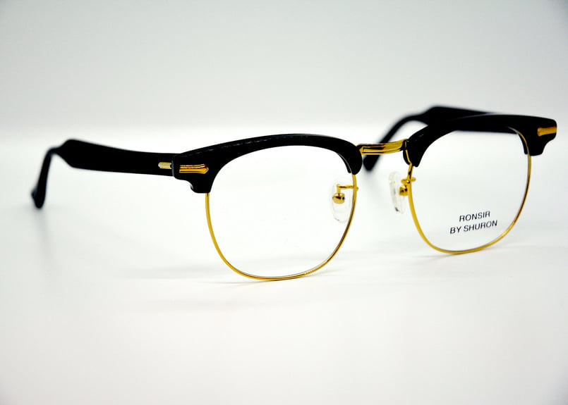 SHURON RONSIR ZYL (Ebony / Gold Taper Temple)