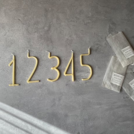 number candle（1〜5）