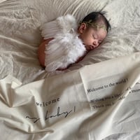 Welcome  babyタペストリー　マタニティphoto・ニューボーンphotoに♩