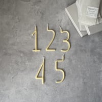 number candle（1〜5）