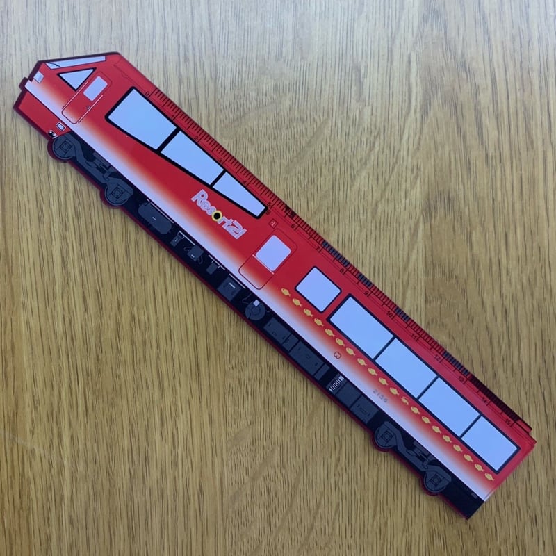 伊豆急行リゾート21「キンメ電車」アクリル定規 | 伊豆急グッズ