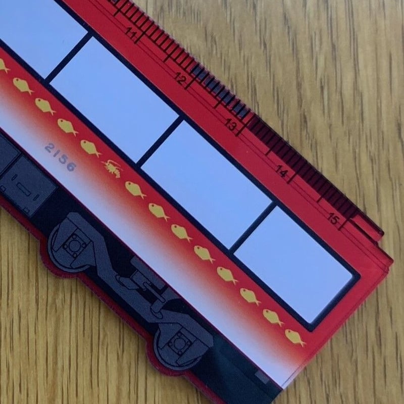 伊豆急行リゾート21「キンメ電車」アクリル定規 | 伊豆急グッズ