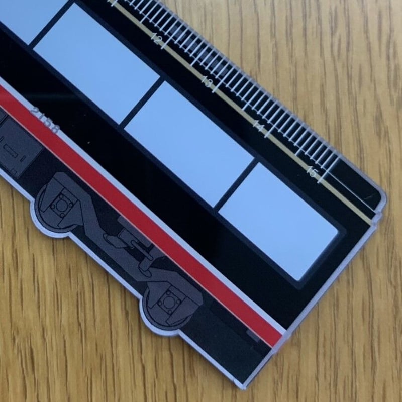 伊豆急行リゾート21「黒船電車」アクリル定規 | 伊豆急グッズ