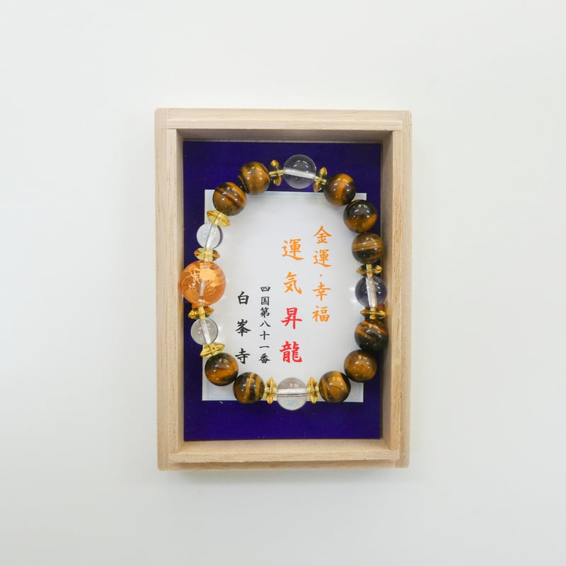 運気昇竜腕輪念珠（水晶） | 白峯寺 御守授与所