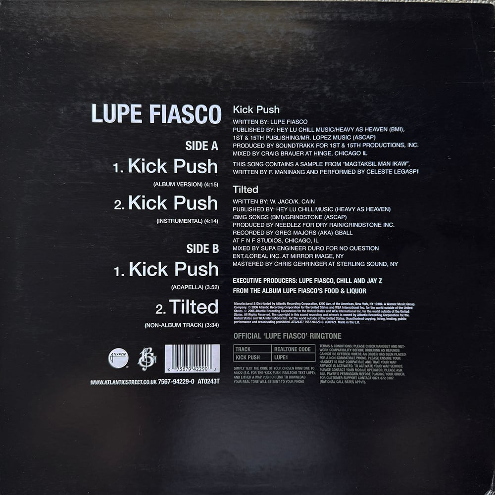 Lupe Fiasco / Kick Push | Scotoma Music Store