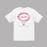 “Sexygroove” S/S Tee [White×Red]