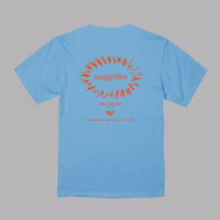 “Sexygroove” S/S Tee [Light Blue×Orange]