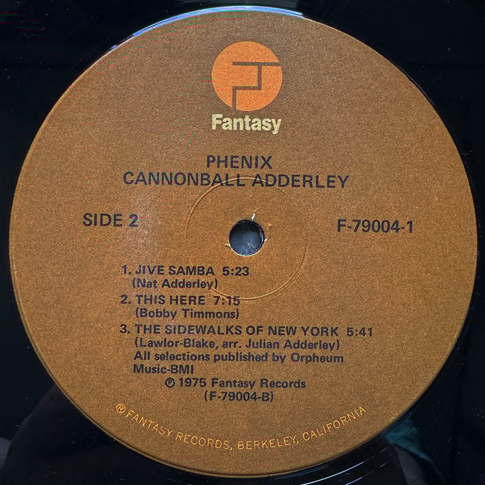 Cannonball Adderley / Phenix [Recommend] | Sco