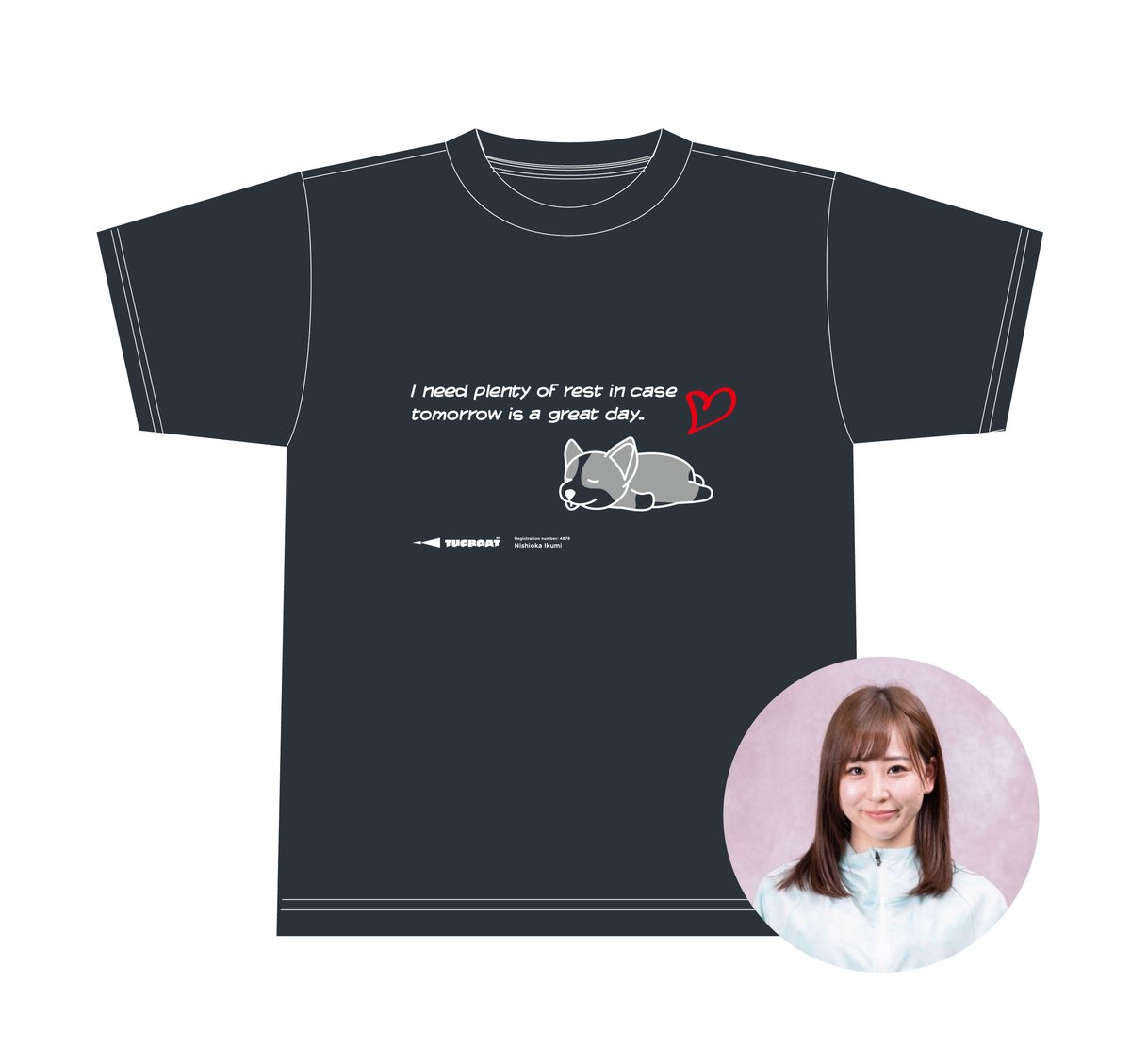 西岡育未 選手］チャリティーT-shirt | TUGBOAT PROJECT