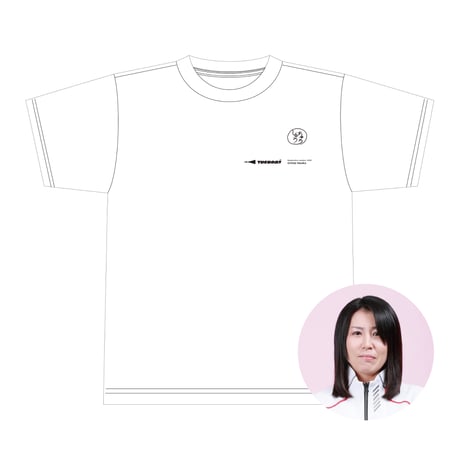 ［落合直子 選手］チャリティーT-shirt