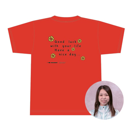 ［坂野さくら 選手］チャリティーT-shirt（バックプリント）