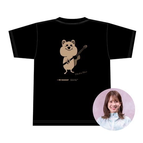 ［實森美祐 選手］チャリティーT-shirt（バックプリント）