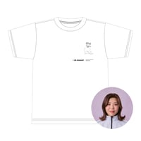 ボートレーサー實森美祐4963 直筆サイン入りTシャツ 實森美祐 選手］チャリティー ビッグシルエットT-shirt（バック