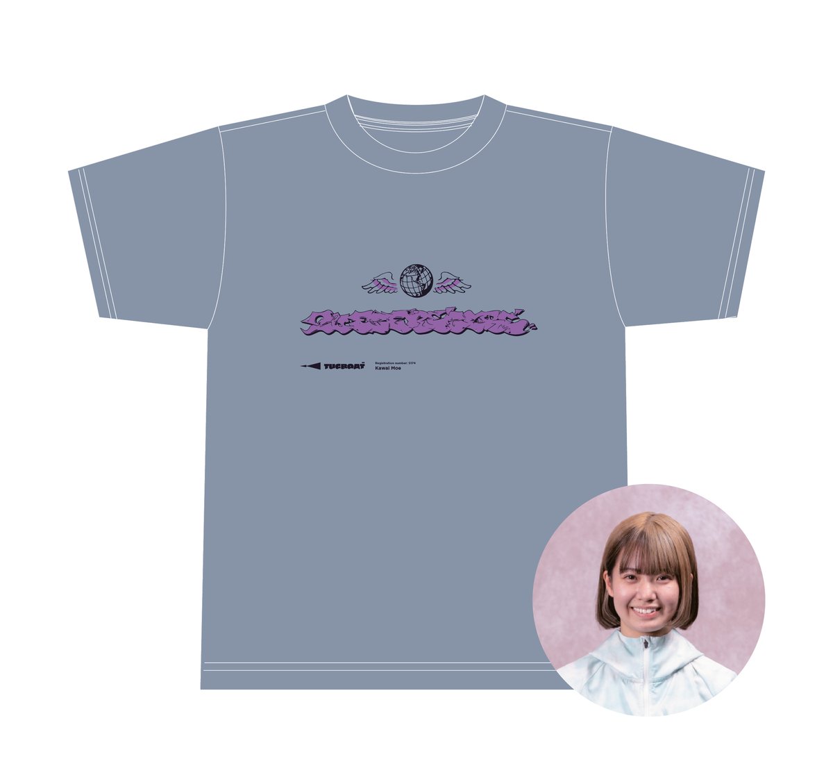 川井萌 選手］チャリティーT-shirt | TUGBOAT PROJECT