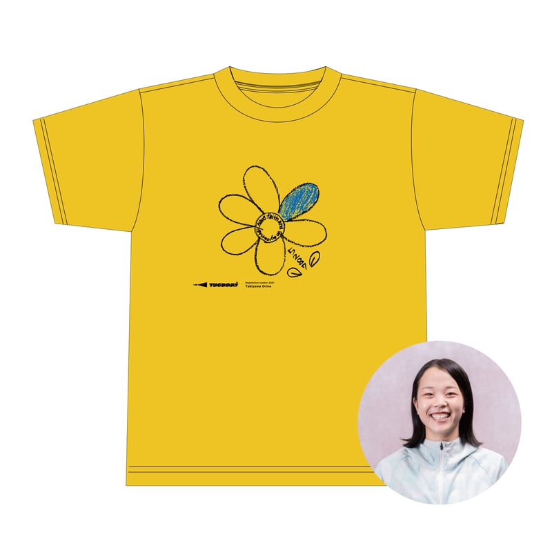 滝沢織寧 選手］チャリティーT-shirt | TUGBOAT PROJECT