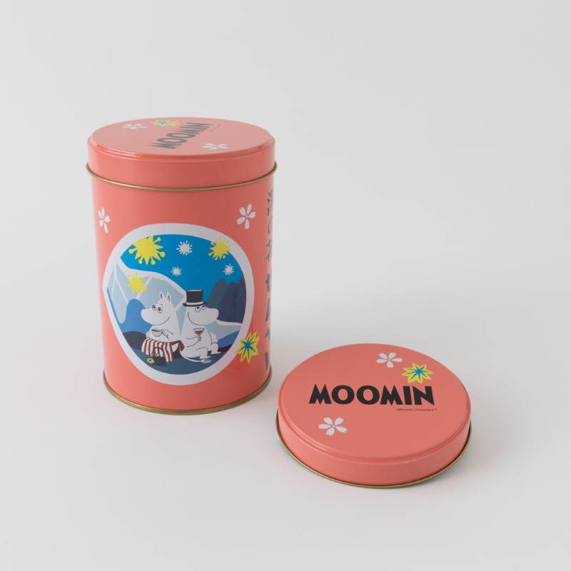 MOOMIN×湯の花せんべい ムーミンファミリーCAN（1缶） | hinodeya-seik